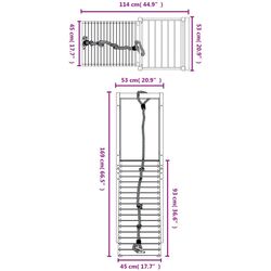 Complex de joaca VidaXL 3155947 (Natural) Thumb