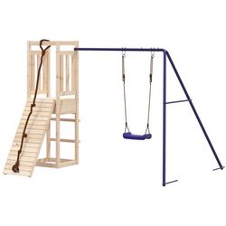 Complex de joaca VidaXL 3155948 (Blue/Natural) Thumb