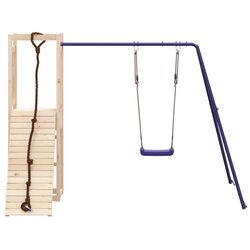 Complex de joaca VidaXL 3155948 (Blue/Natural) Thumb