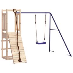 Complex de joaca VidaXL 3155948 (Blue/Natural)