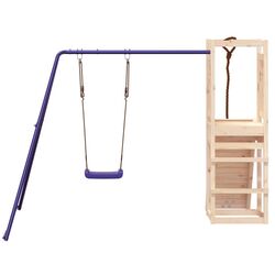 Complex de joaca VidaXL 3155948 (Blue/Natural) Thumb
