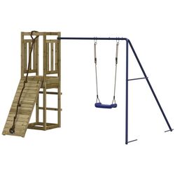 Complex de joaca VidaXL 3155950 (Blue/Natural) Thumb