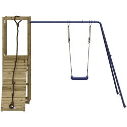 Complex de joaca VidaXL 3155950 (Blue/Natural) Thumb