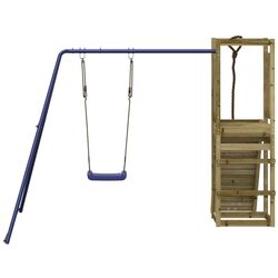 Complex de joaca VidaXL 3155950 (Blue/Natural) Thumb
