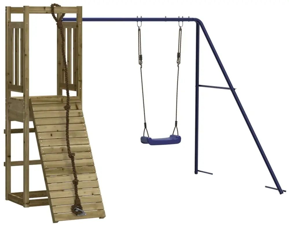 Complex de joaca VidaXL 3155950 (Blue/Natural)