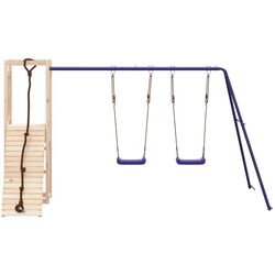 Complex de joaca VidaXL 3155951 (Blue/Natural) Thumb