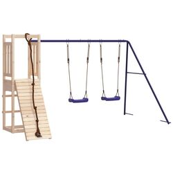 Complex de joaca VidaXL 3155951 (Blue/Natural)