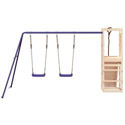 Complex de joaca VidaXL 3155951 (Blue/Natural) Thumb