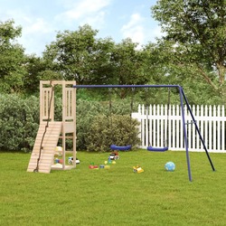 Complex de joaca VidaXL 3155951 (Blue/Natural) Thumb