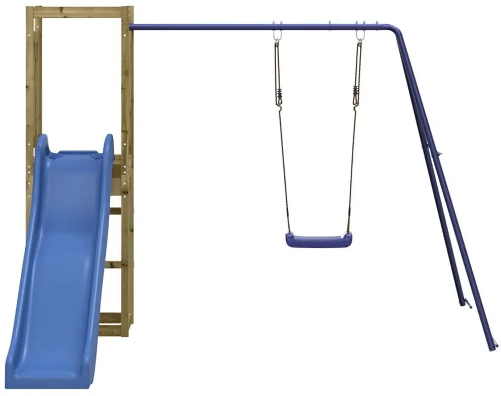 Игровой комплекс VidaXL 3155956 (Blue/Natural)