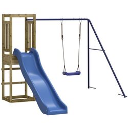 Complex de joaca VidaXL 3155956 (Blue/Natural)