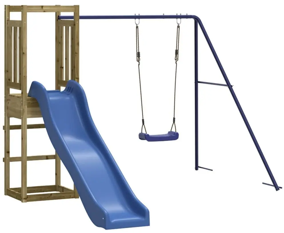 Игровой комплекс VidaXL 3155956 (Blue/Natural)