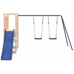 Complex de joaca VidaXL 3155960 (Blue/Natural) Thumb