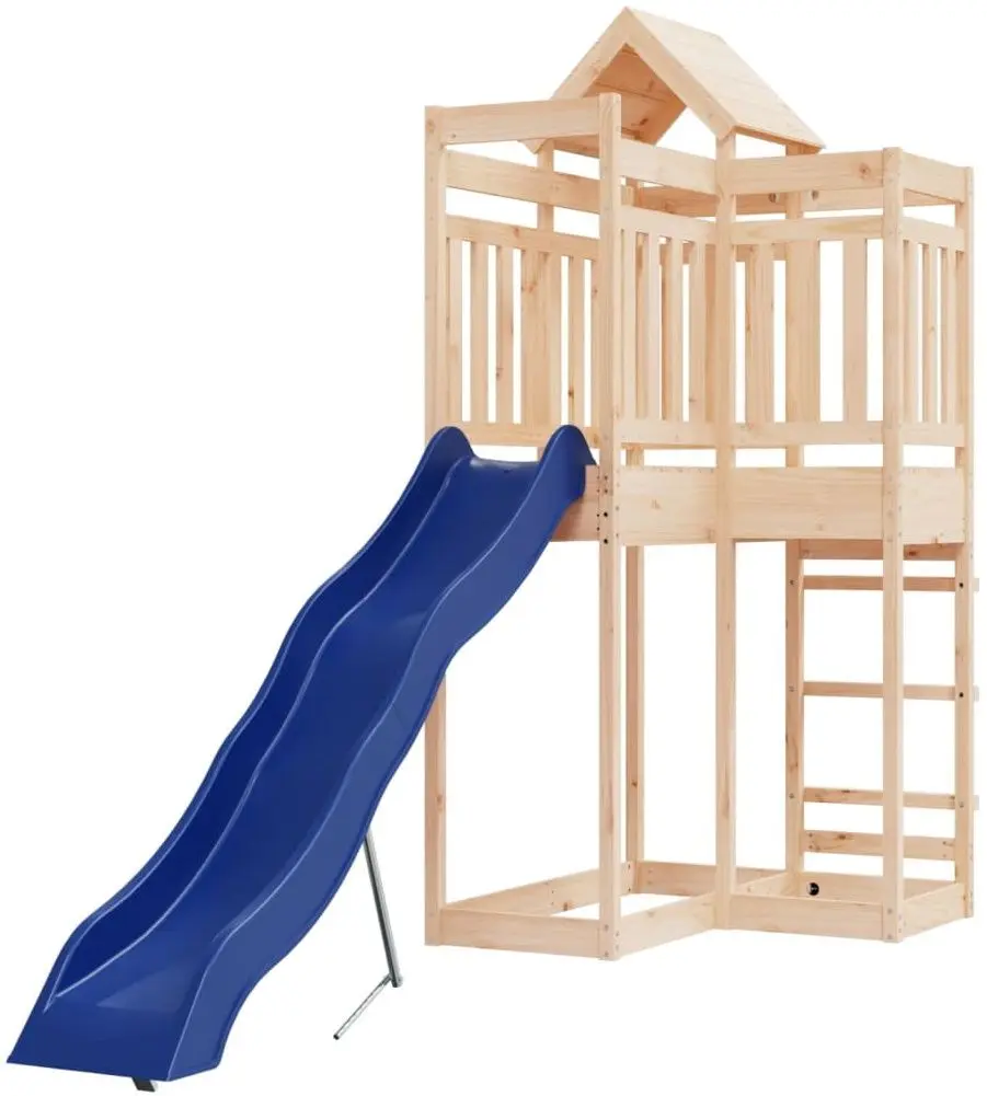Complex de joaca VidaXL 3156871 (Blue/Natural)