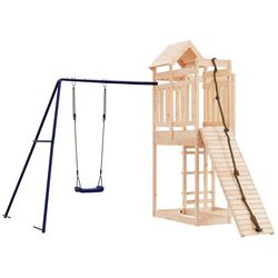 Игровой комплекс VidaXL 3156877 (Natural/Blue)