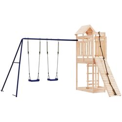 Complex de joaca VidaXL 3156880 (Blue/Natural) Thumb