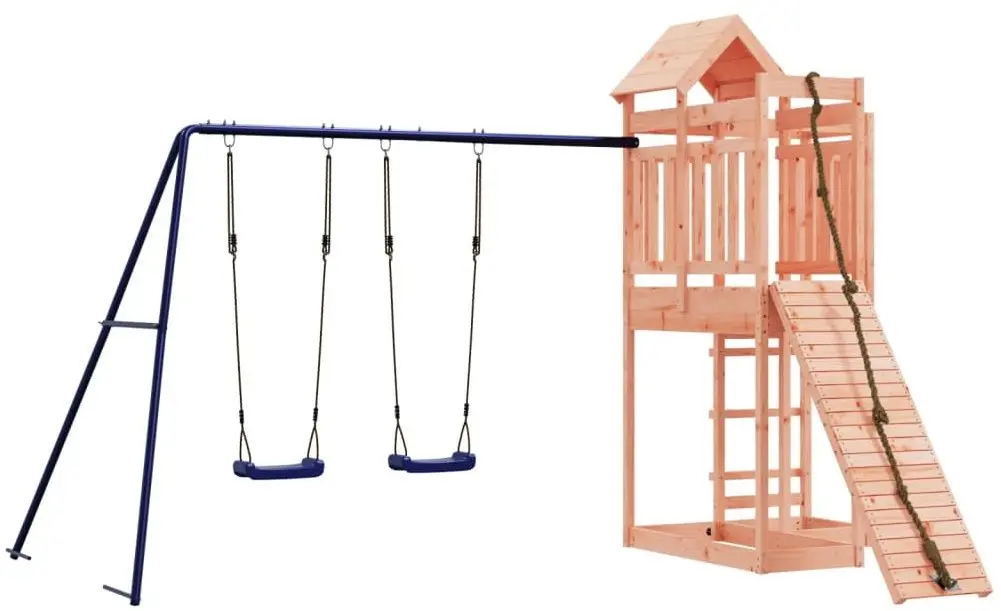 Complex de joaca VidaXL 3156881 (Blue/Natural) - 2