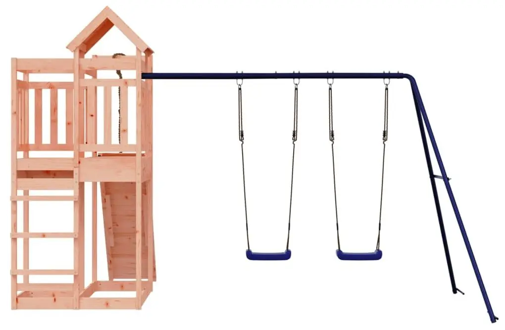 Complex de joaca VidaXL 3156881 (Blue/Natural) - 4