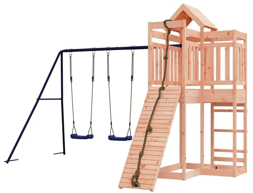 Complex de joaca VidaXL 3156881 (Blue/Natural)