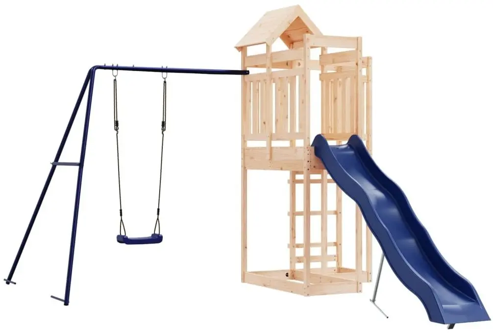 Игровой комплекс VidaXL 3156883 (Blue/Natural)