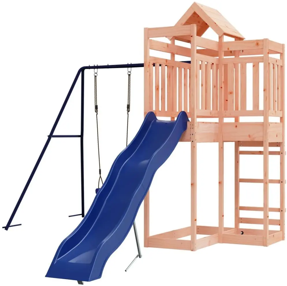 Complex de joaca VidaXL 3156884 (Blue/Natural) - 2