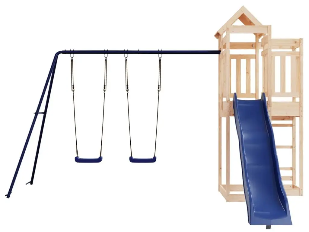 Игровой комплекс VidaXL 3156886 (Blue/Natural) - 3