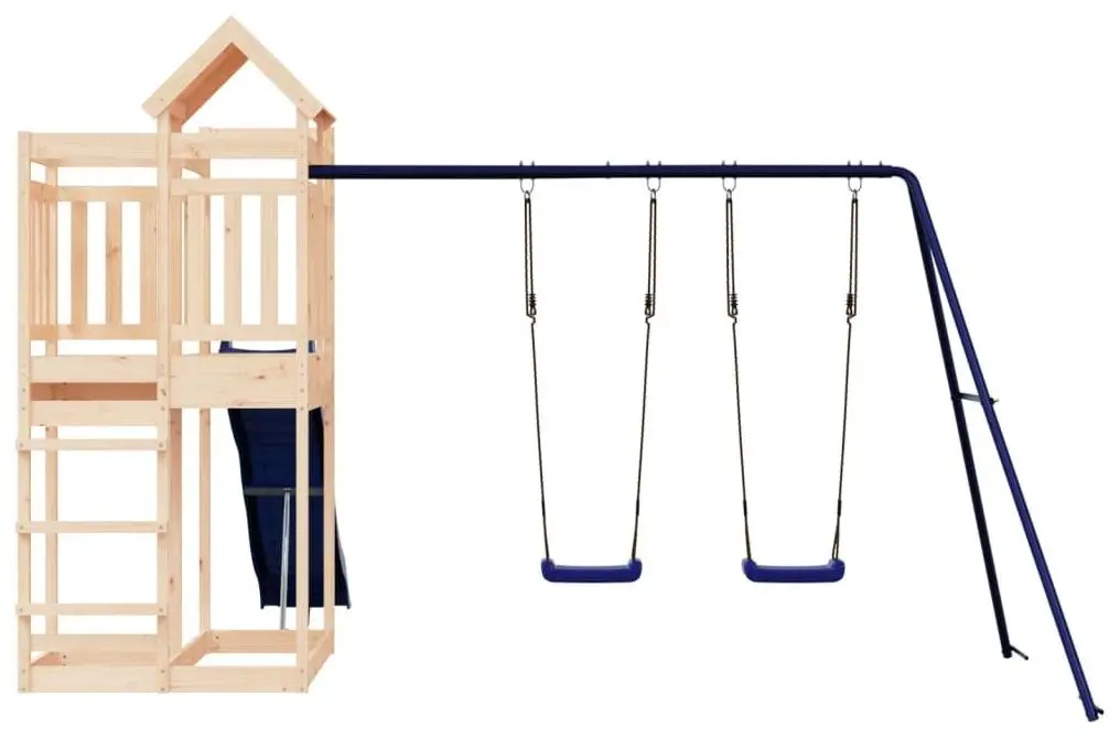 Игровой комплекс VidaXL 3156886 (Blue/Natural) - 4