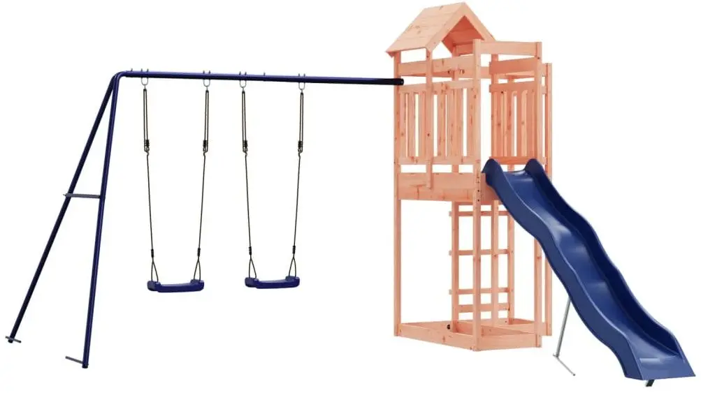 Complex de joaca VidaXL 3156887 (Blue/Natural)