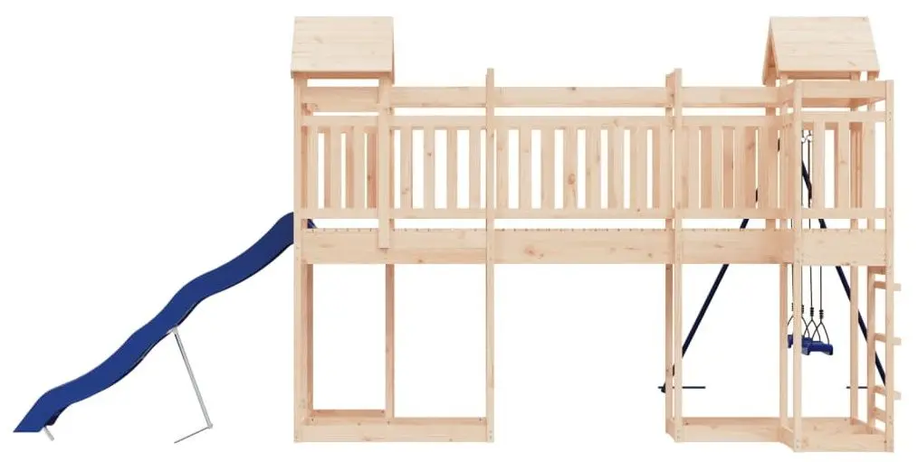 Complex de joaca VidaXL 3156889 (Blue/Natural) - 5
