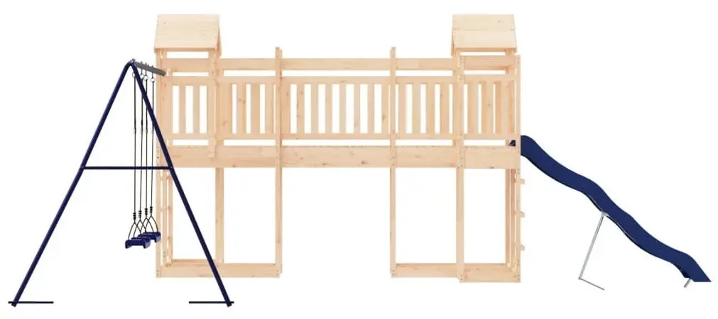 Complex de joaca VidaXL 3156889 (Blue/Natural) - 6