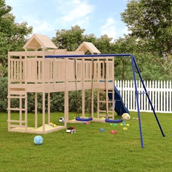 Complex de joaca VidaXL 3156889 (Blue/Natural) Thumb