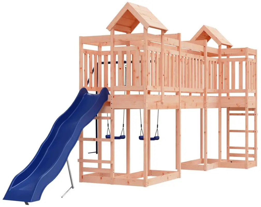 Complex de joaca VidaXL 3156890 (Blue/Natural) - 2