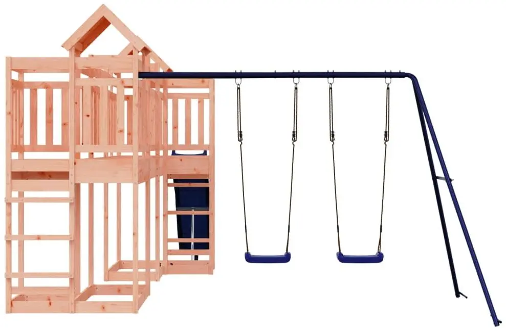 Complex de joaca VidaXL 3156890 (Blue/Natural) - 4