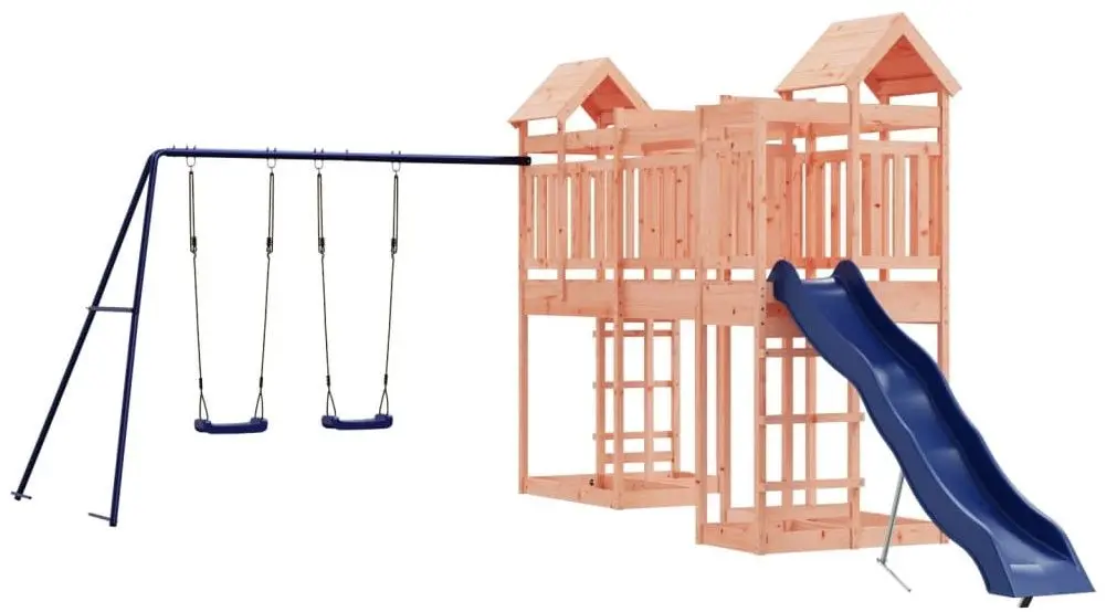 Complex de joaca VidaXL 3156890 (Blue/Natural)