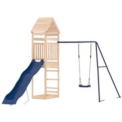 Игровой комплекс VidaXL 3156907 (Blue/Natural) Thumb