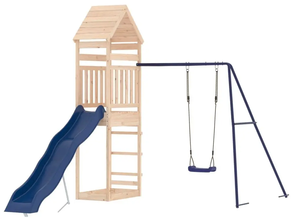 Игровой комплекс VidaXL 3156907 (Blue/Natural)