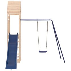 Игровой комплекс VidaXL 3156907 (Blue/Natural) Thumb