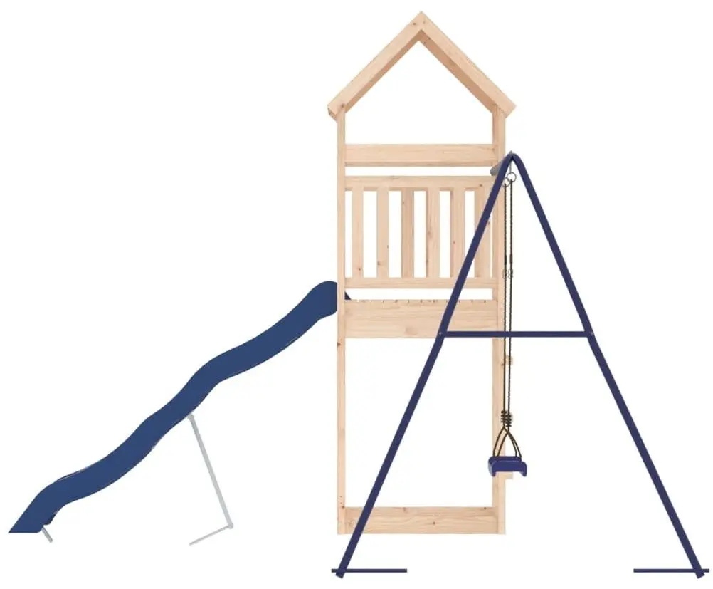 Игровой комплекс VidaXL 3156907 (Blue/Natural)
