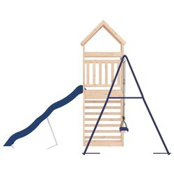 Игровой комплекс VidaXL 3156928 (Blue/Natural) Thumb