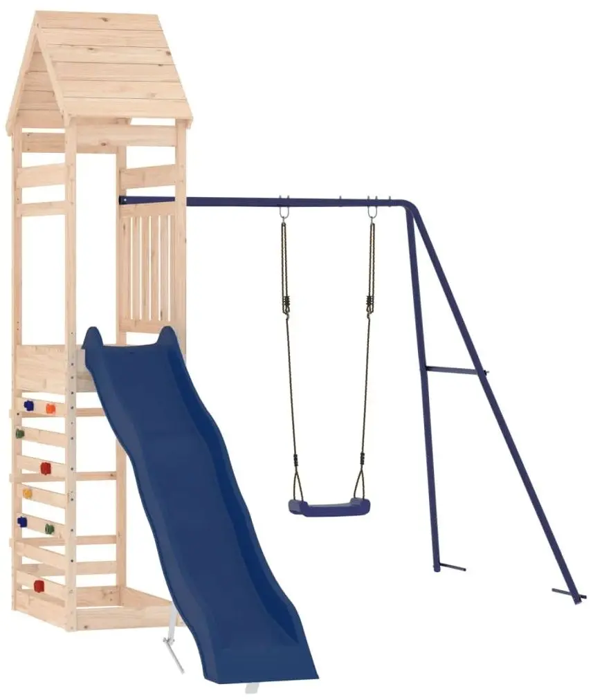 Игровой комплекс VidaXL 3156928 (Blue/Natural)