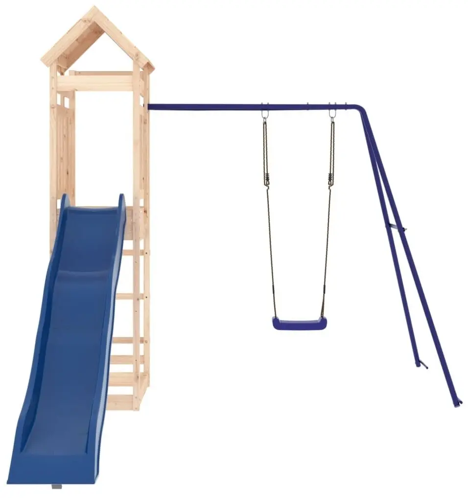 Игровой комплекс VidaXL 3156949 (Blue/Natural)