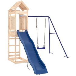 Complex de joaca VidaXL 3156949 (Blue/Natural)