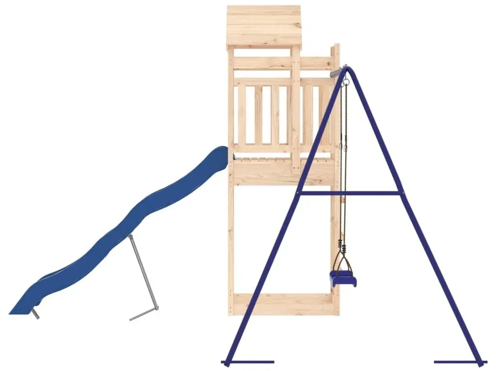 Игровой комплекс VidaXL 3156949 (Blue/Natural)