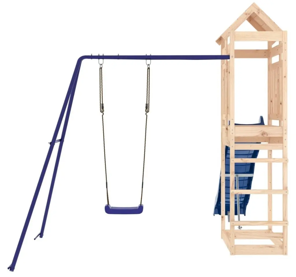 Игровой комплекс VidaXL 3156949 (Blue/Natural)