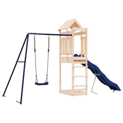 Игровой комплекс VidaXL 3156961 (Blue/Natural) Thumb