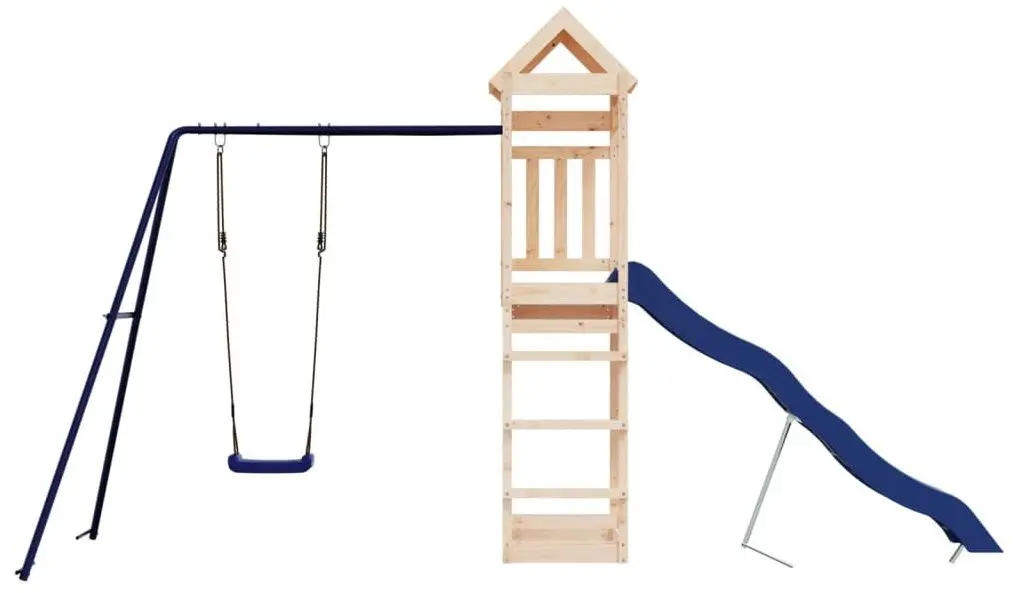 Игровой комплекс VidaXL 3156961 (Blue/Natural)