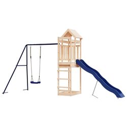 Complex de joaca VidaXL 3156961 (Blue/Natural)
