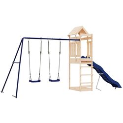 Игровой комплекс VidaXL 3156964 (Blue/Natural) Thumb