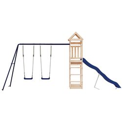 Игровой комплекс VidaXL 3156964 (Blue/Natural) Thumb