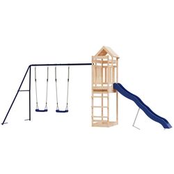 Complex de joaca VidaXL 3156964 (Blue/Natural)